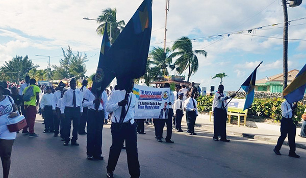 The Boys’ Brigade Bahamas along with The Girls’ Brigade Bahamas took part in the Bahamas National Youth Parade 2015.
