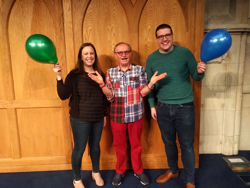 Ruth Bromley, Ruth Bromley, PCI Children's Development Officer, Nick Harding author of the Church and Boys and David Penney NID Programme and Training Officer pictured at The Church and Boys event held in Assembly Buildings Belfast.on Saturday 8 February 2020.