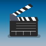 Cinema movie concept cartoon illustration creative design